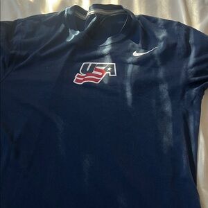Nike Men's Dark Blue USA Graphic Tee